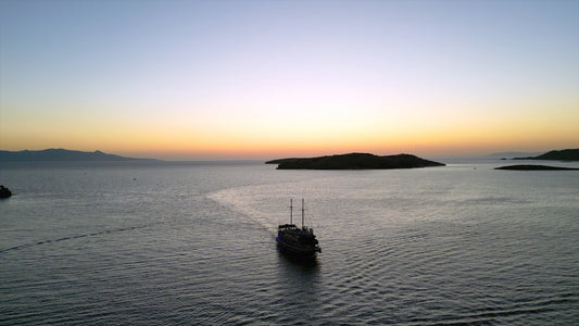 İzmir, Foça 4K Drone Footage 0107