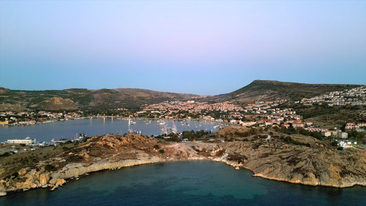 İzmir, Foça 4K Drone Footage 0107 C