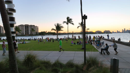 Miami Drone Footage 4K 237 B