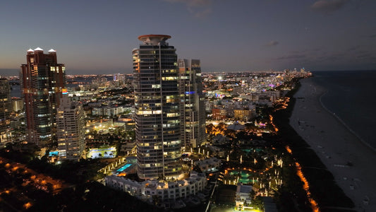 Miami Drone Footage 4K 270