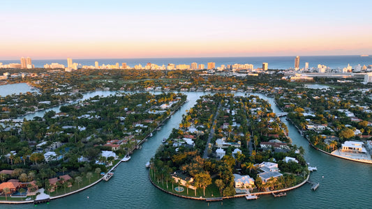 Miami Drone Footage 4K 412