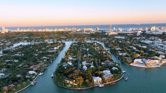 Miami Drone Footage 4K 412 B