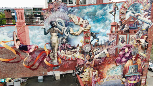 Philadelphia 4K Drone Footage 524123