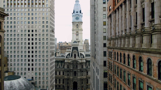 Philadelphia 4K Drone Footage 6543 B