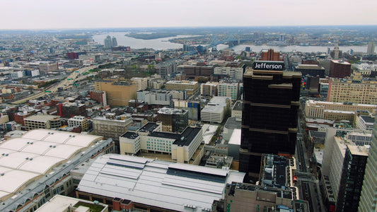 Philadelphia 4K Drone Footage 5213