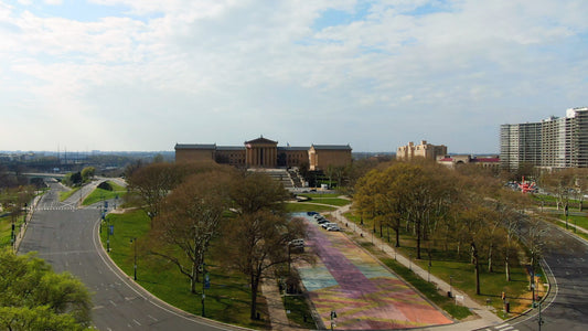 Philadelphia 4K Drone Footage 522324