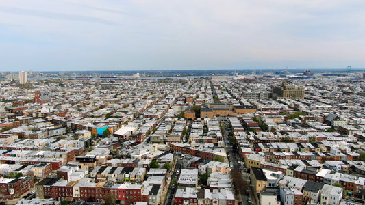Philadelphia 4K Drone Footage 5321
