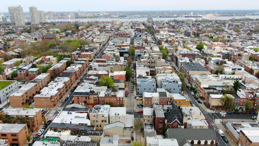 Philadelphia 4K Drone Footage 55343