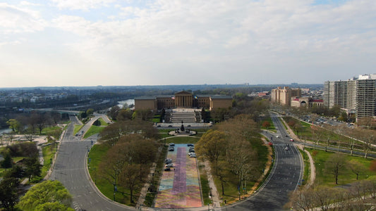 Philadelphia 4K Drone Footage 65432