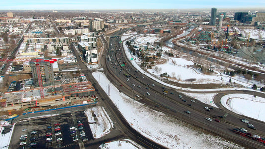 Denver, Colorado Drone Footage  0849 B
