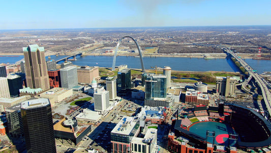 St. Louis, Missouri Drone Footage 0105
