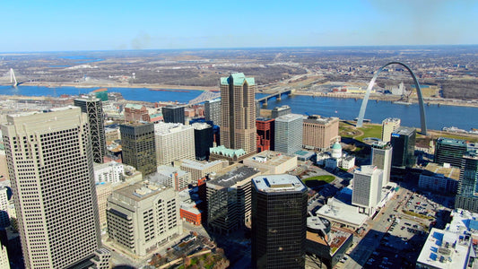 St. Louis, Missouri Drone Footage 0106