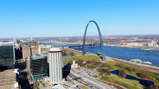 St. Louis, Missouri Drone Footage  011122 B