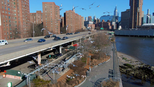 New York City, New York Drone Footage 4K 0203