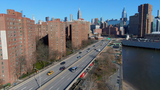 New York City, New York Drone Footage 4K 0203 B