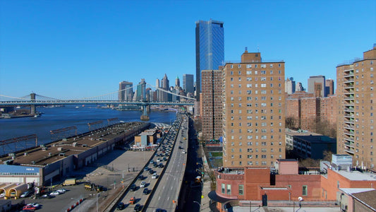 New York City, New York Drone Footage 4K 0211