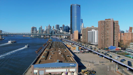 New York City, New York Drone Footage 4K 0213
