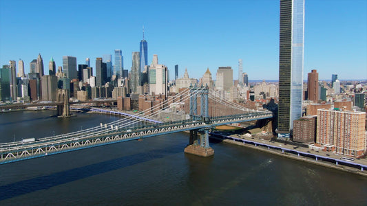 New York City, New York Drone Footage 4K 0221