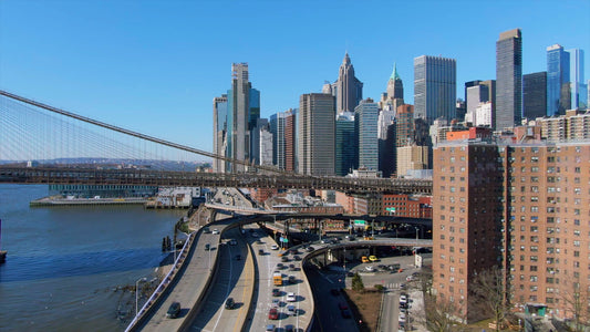 New York City, New York Drone Footage 4K 0222