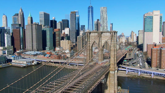 New York City, New York Drone Footage 4K 0224