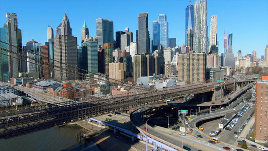 New York City, New York Drone Footage 4K 0225