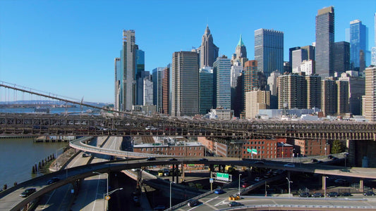 New York City, New York Drone Footage 4K 0227