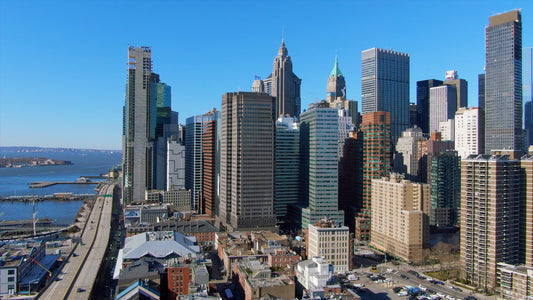 New York City, New York Drone Footage 4K 0227 B