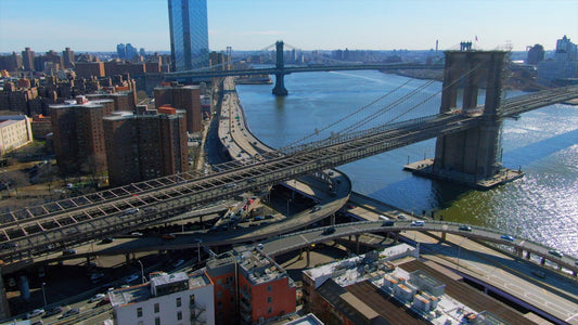 New York City, New York Drone Footage 4K 0229