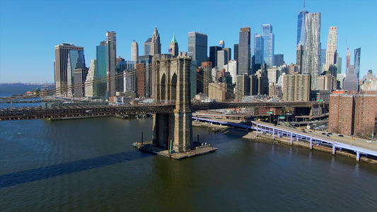 New York City, New York Drone Footage 4K 0232
