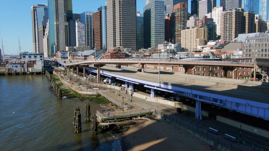 New York City, New York Drone Footage 4K 0233