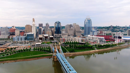Cincinnati, Ohio Drone Footage 002