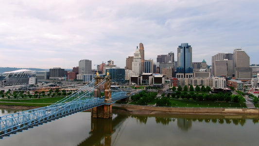 Cincinnati, Ohio Drone Footage 005