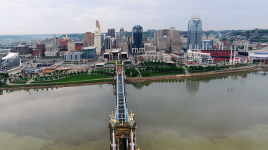 Cincinnati, Ohio Drone Footage  00a