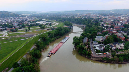 Cincinnati, Ohio Drone Footage  014 B