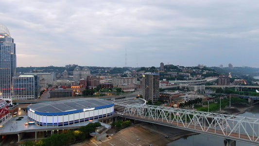 Cincinnati, Ohio Drone Footage  015 B