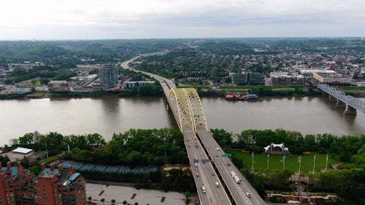 Cincinnati, Ohio Drone Footage 023