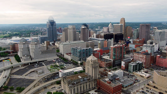 Cincinnati, Ohio Drone Footage 030
