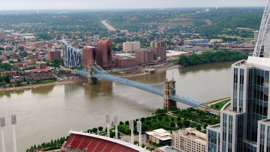 Cincinnati, Ohio Drone Footage  032