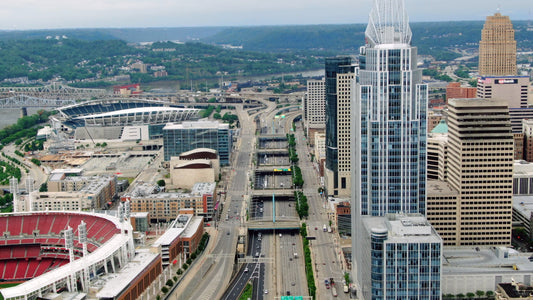 Cincinnati, Ohio Drone Footage 033