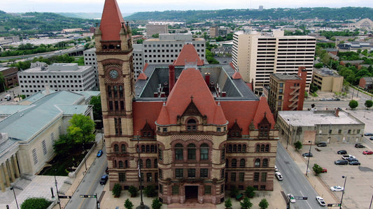 Cincinnati, Ohio Drone Footage 035