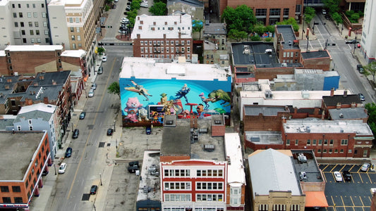 Cincinnati, Ohio Drone Footage 043