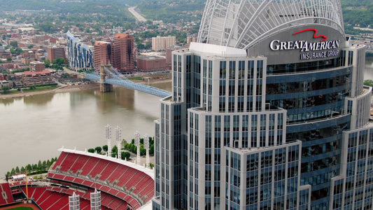 Cincinnati, Ohio Drone Footage 122 C