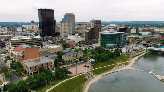 Dayton, Ohio Drone Footage 005 B