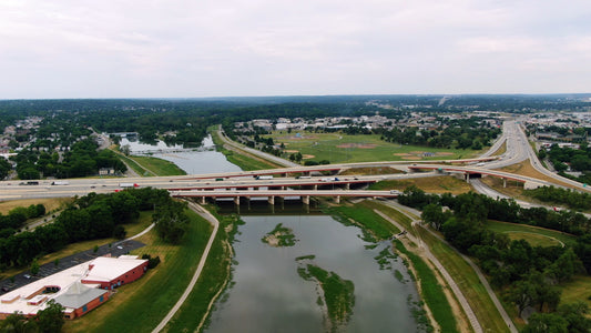 Dayton, Ohio Drone Footage  012 B