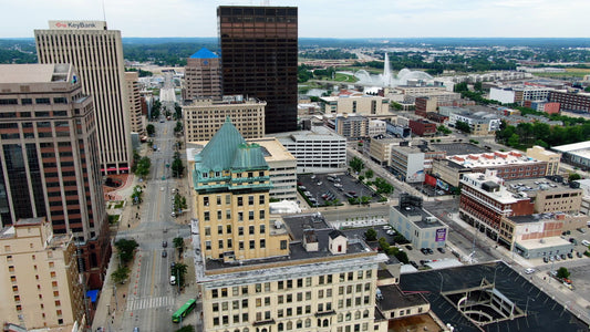 Dayton, Ohio Drone Footage 016