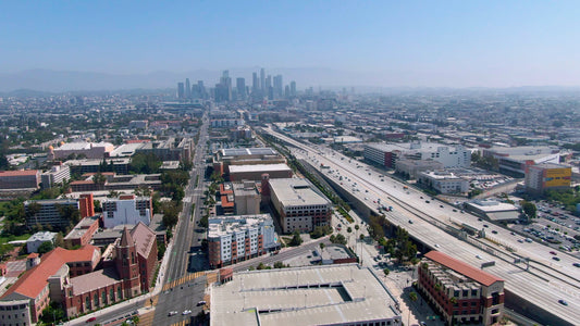 Los Angeles, California Drone Footage  002 B
