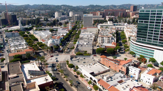 Los Angeles, California Drone Footage 011