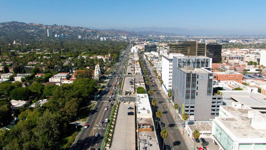 Los Angeles, California Drone Footage 013