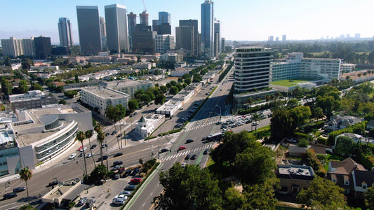 Los Angeles, California Drone Footage  014