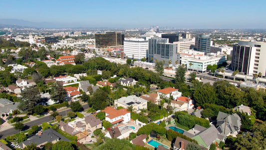 Los Angeles, California Drone Footage 014 B